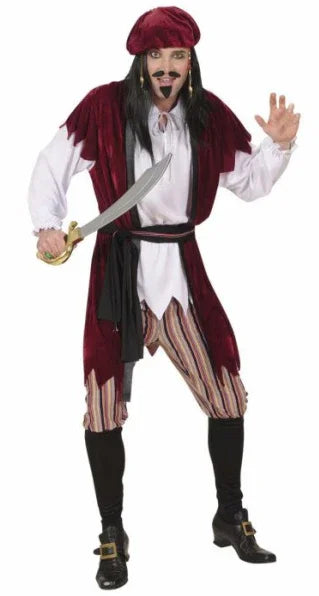 Disfraz de Pirata Caribeño Adultos Widmann